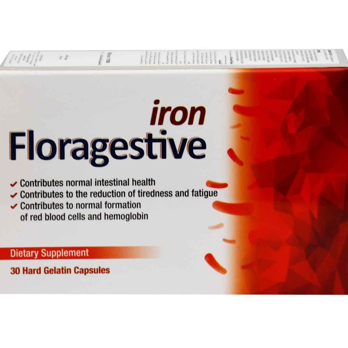 Floragestive Iron 30 Hard Gelatin Capsules