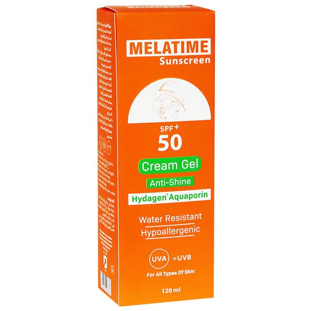 Melatime Sunscreen SPF(50+) Cream Gel 120ml