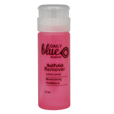 Daily Blue Nail Polish Remover Cotton Candy 150ml