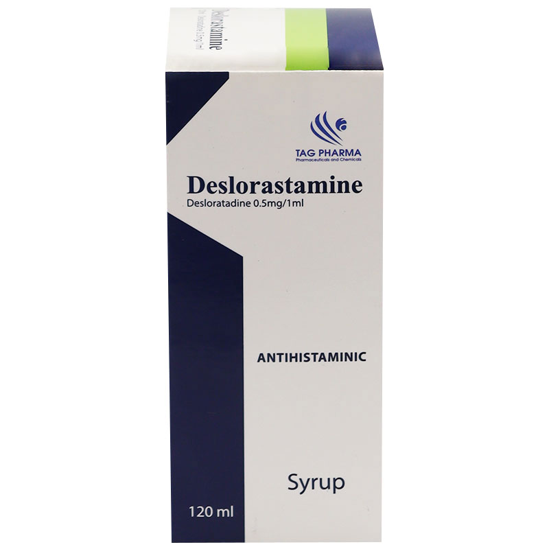 Deslorastamine 0.5 mg/1 ml 120 ml Syrup