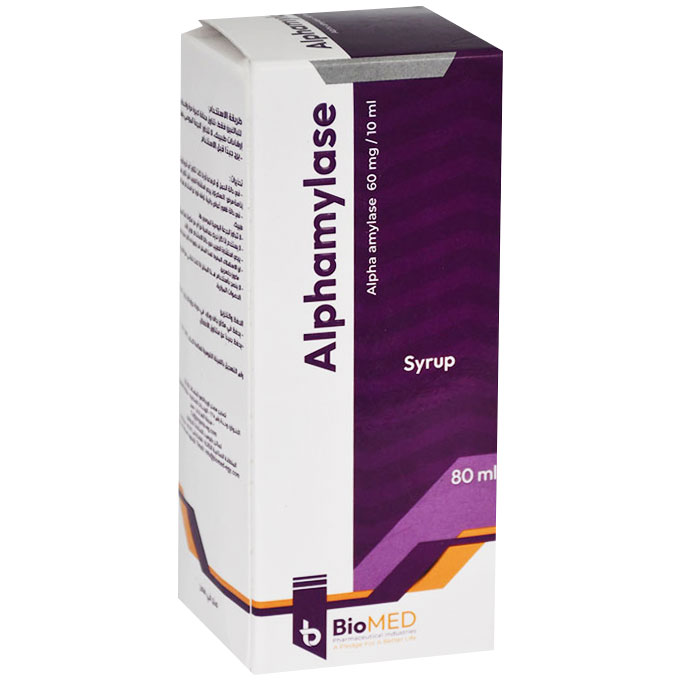 Alphamylase 60mg/10ml Syrup 80ml