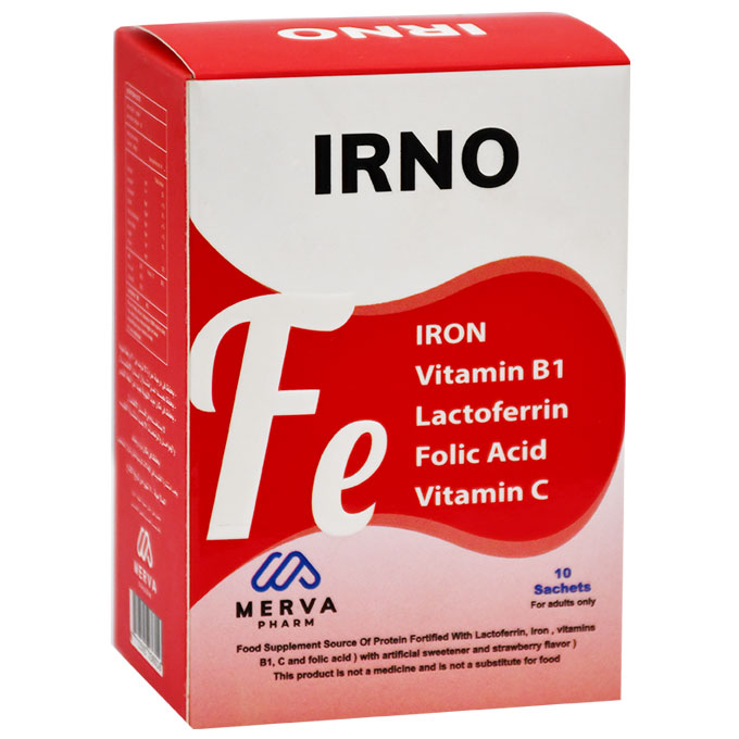 Irno (10gm/Sachet) Strawberry Flavour 10 Sachets