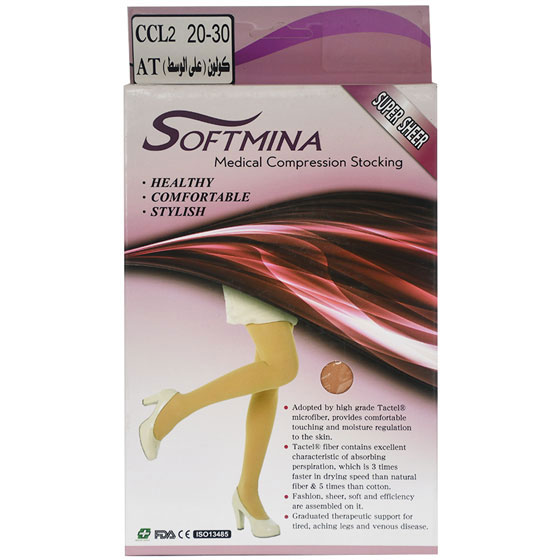 Softmina 5001 Pantyhose Ccl2 AT ( Medium ) Beige