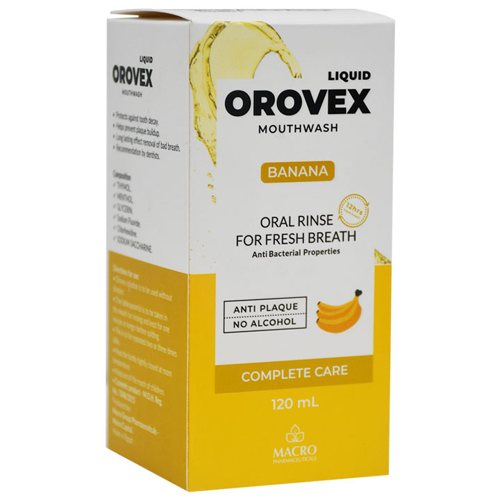 Orovex Banana Mouthwash 120ml