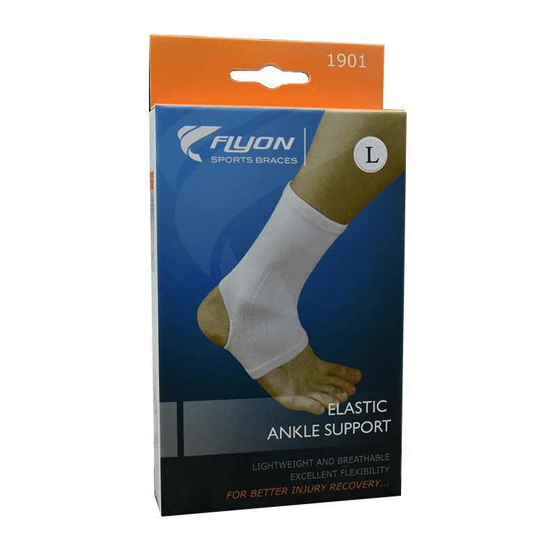 Flyon Elastic Open Ankle Support (Large) 1901