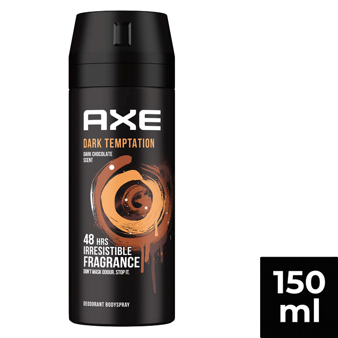 Axe Dark Temptation 48 Hours Irresistible Deodorant Spray For Men 150ml