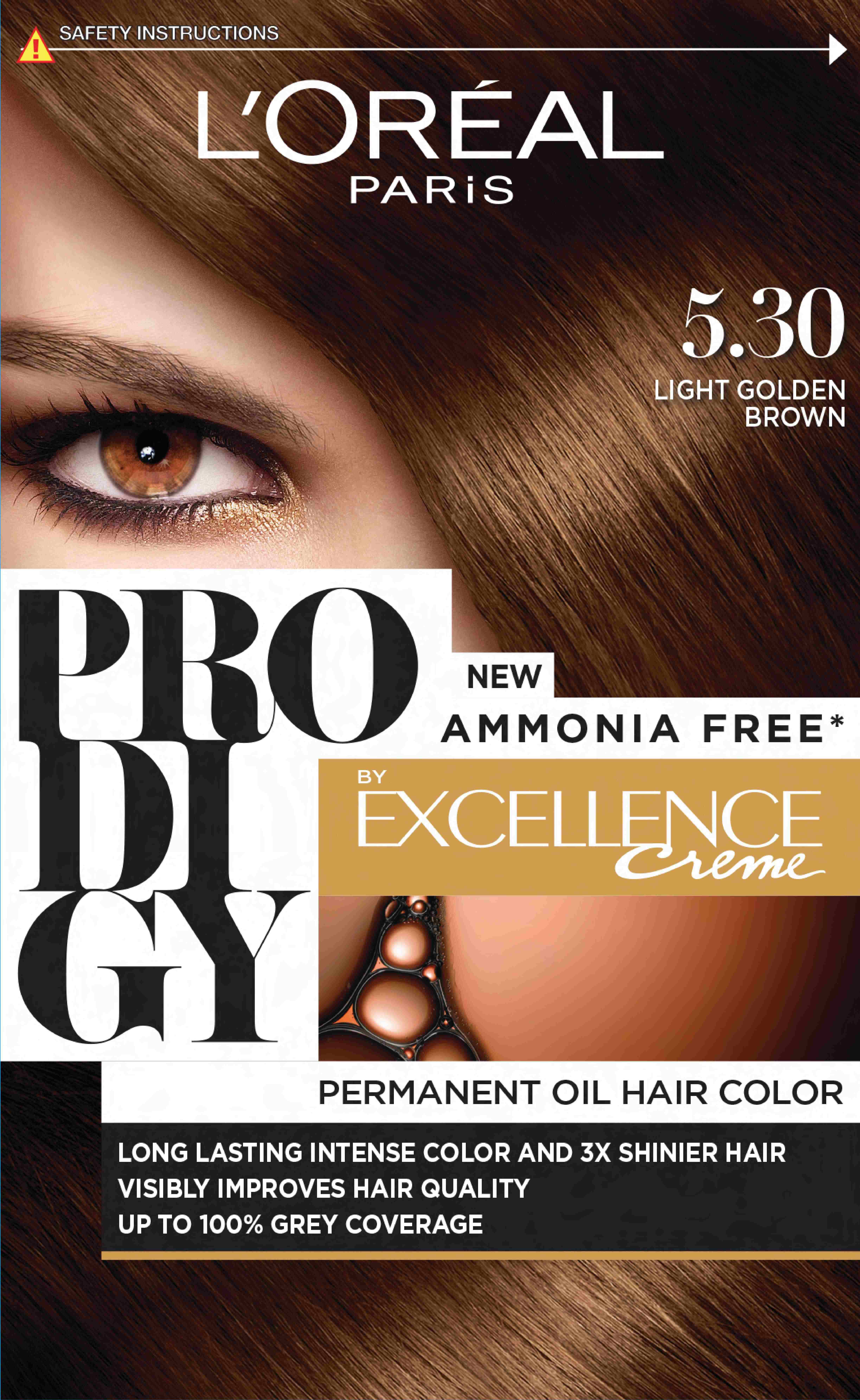 Loreal Prodigy Hair Color/5.30 Light Golden Brown
