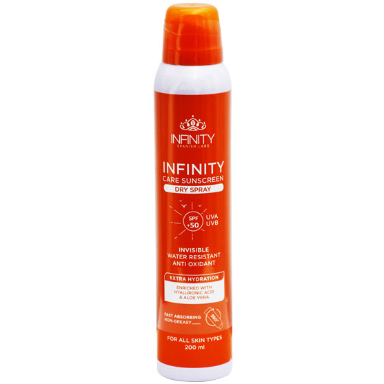 Infinity Care Sunscreen SPF (50+) Dry Spray 200ml