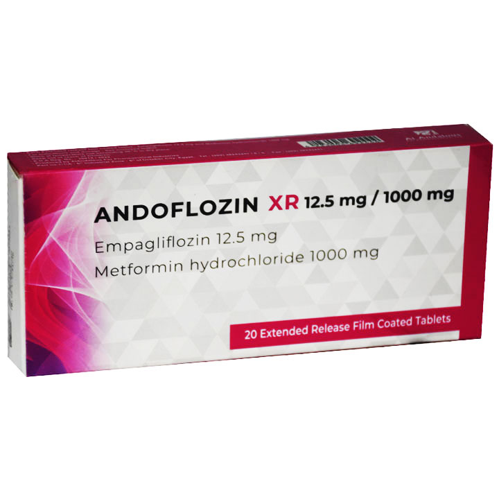 Andoflozin XR 12.5/1000mg 20 Tablets