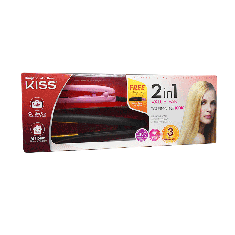 Kiss Professional Hair Straightener 2*1/Kfi02Eu051 image number 0