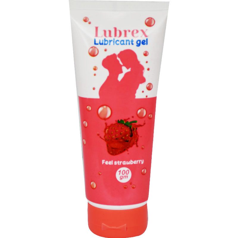 Lubrex Feel Strawberry Lubricant Gel 100gm