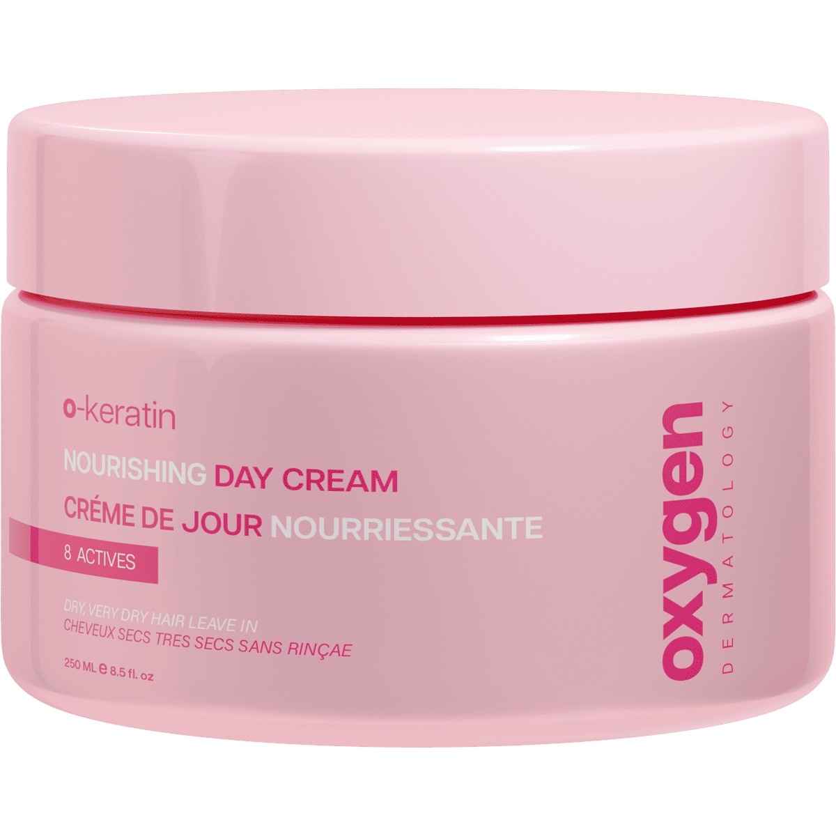 Oxygen O-Keratin Nourishing Day Cream for Dry Hair 250ml