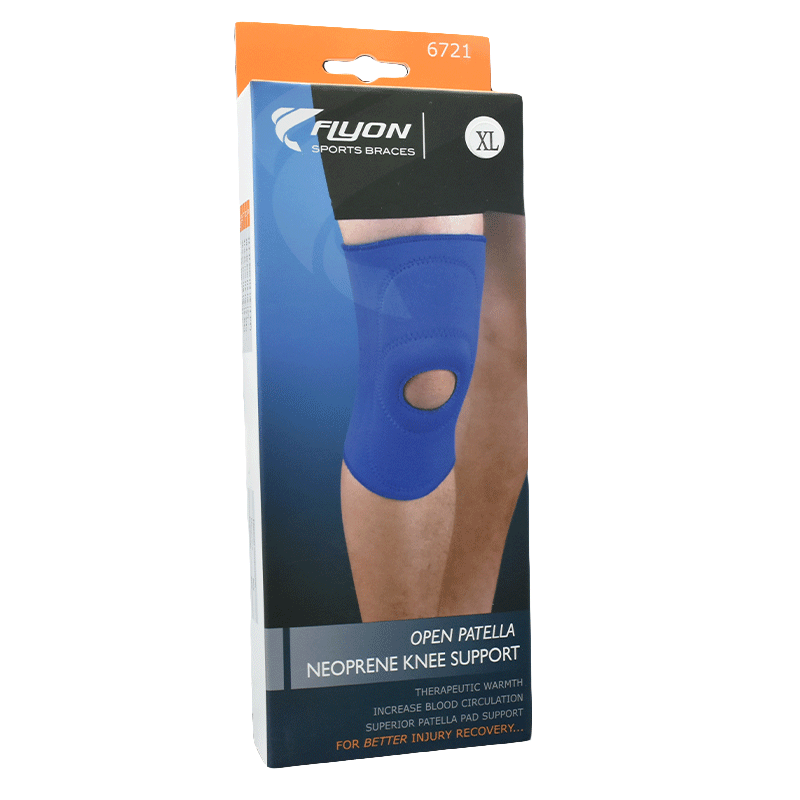 Flyon Neoprene Open Knee Support (X-Large) 6721