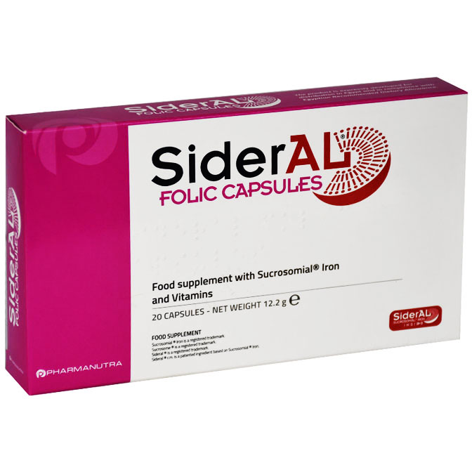 Sideral Folic 20 capsules