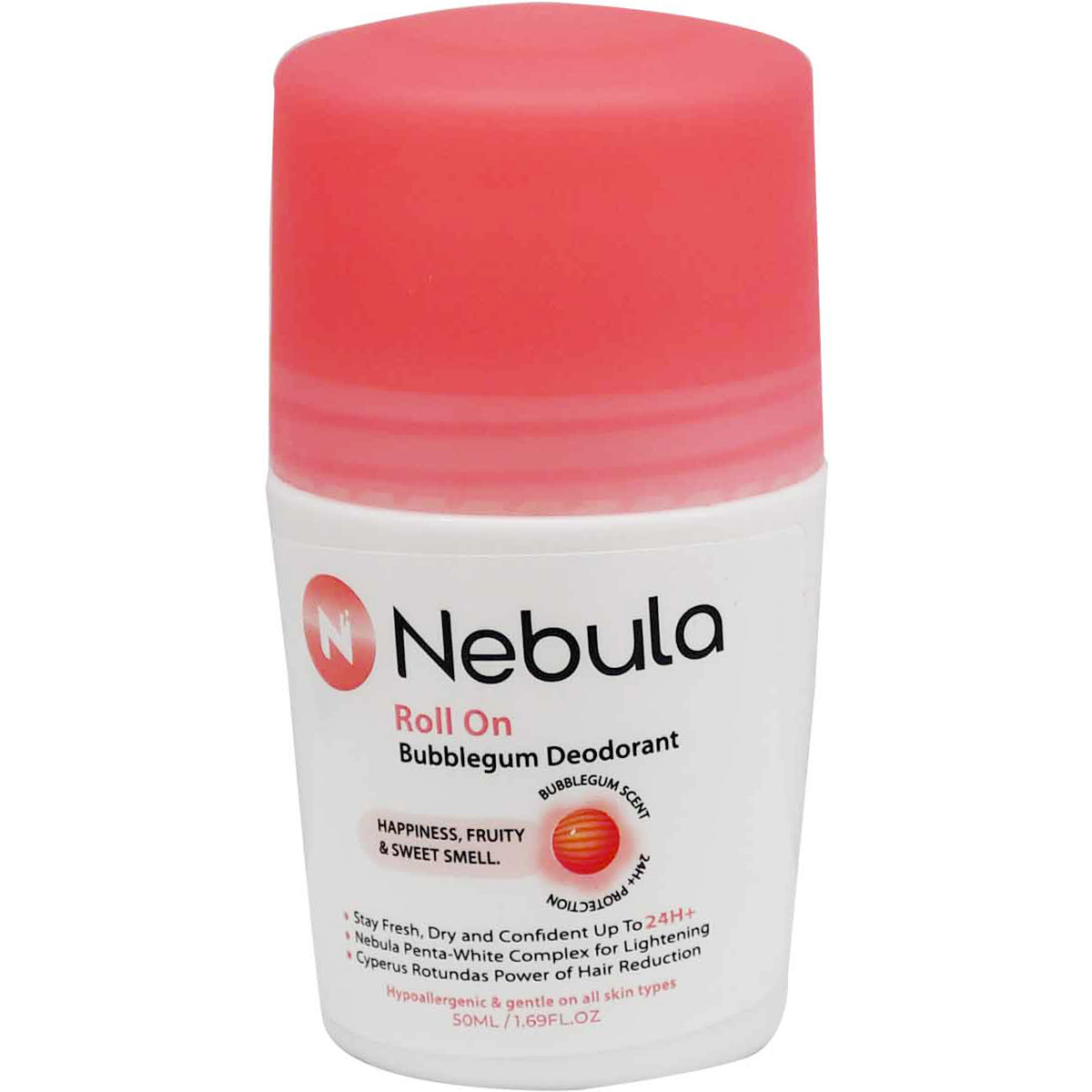 Nebula Bubblegum Scent Deodorant Roll On For Women 50 ml