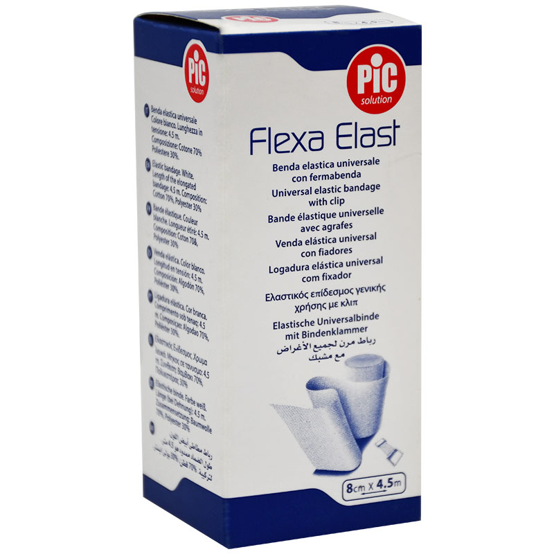 Elastic Bandage Flexa Elast 8Cmx4.5M Pic