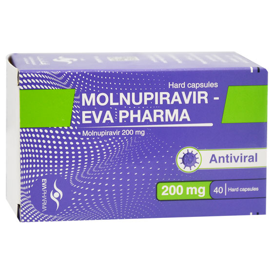 Molnupiravir-Eva Pharma 200mg 40 Capsule