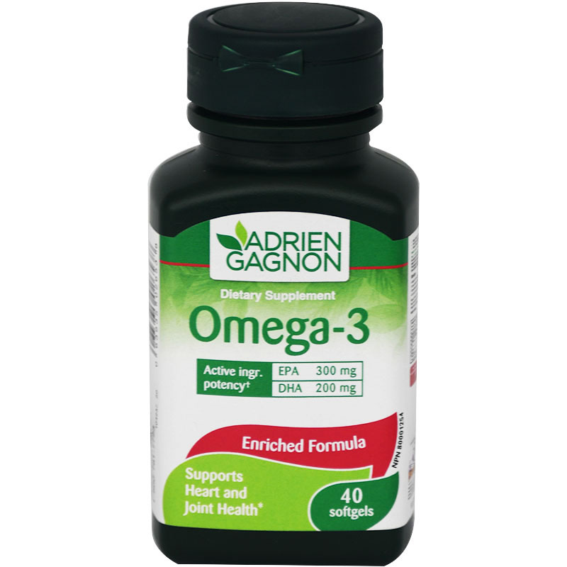 Adrien Gagnon Omega 3 40/Soft Gels