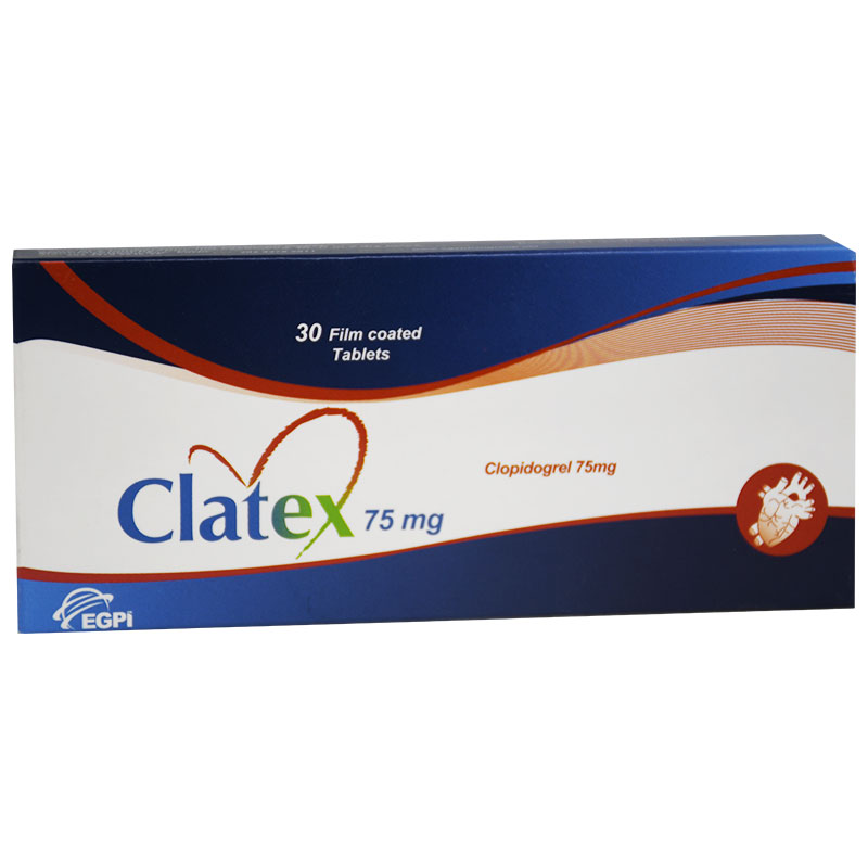 Clatex 75mg 30 Film Coated Tablet