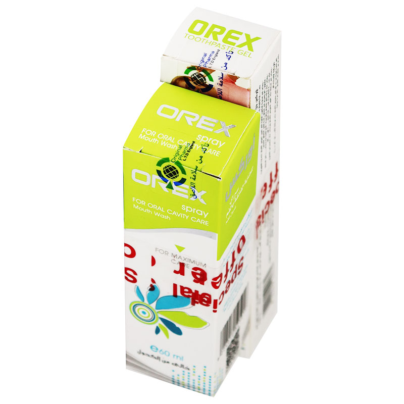 Orex (MouthWash Spray 60ml + ToothPaste Gel 50gm) (Offer Pack)