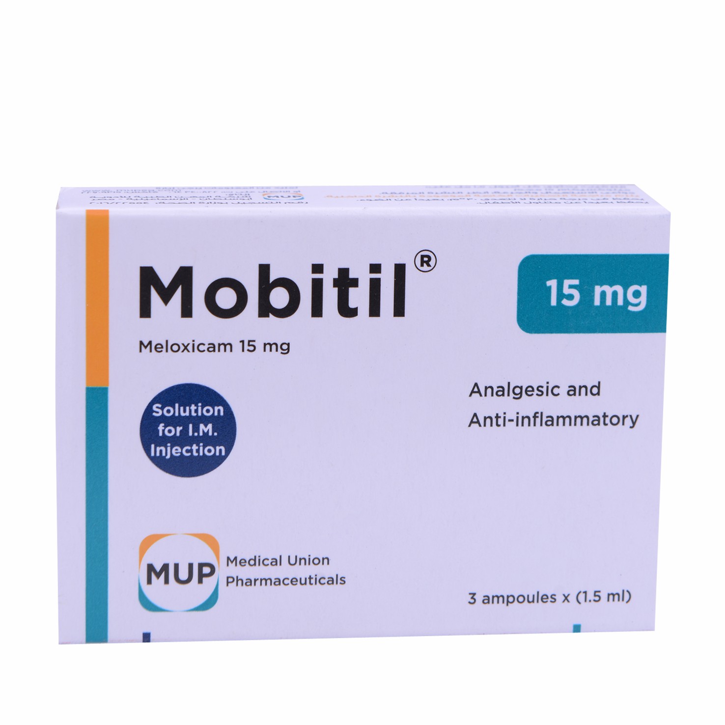 Mobitil 15Mg/1.5ml 3 Ampoules