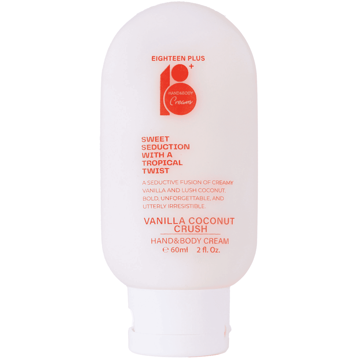 Eighteen Plus Vanilla Coconut Hand & Body Cream 60 ml