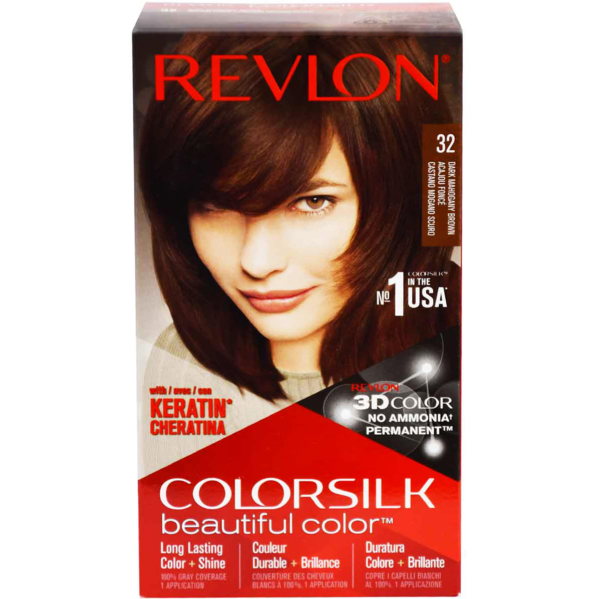 Revlon Colorsilk Dark Mahogany Brown/32