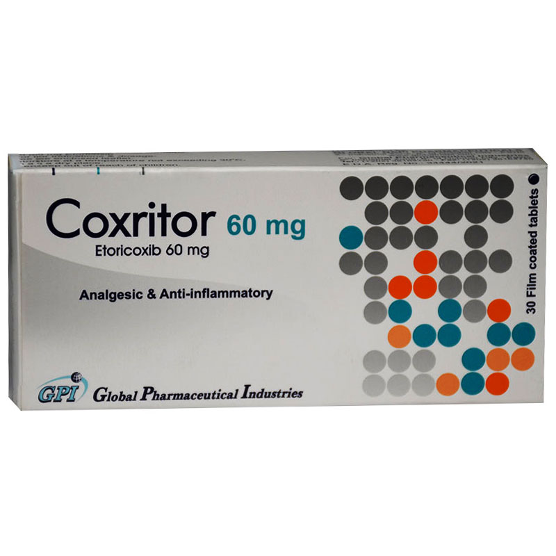 Coxritor 60mg 30 Film Coated Tablets
