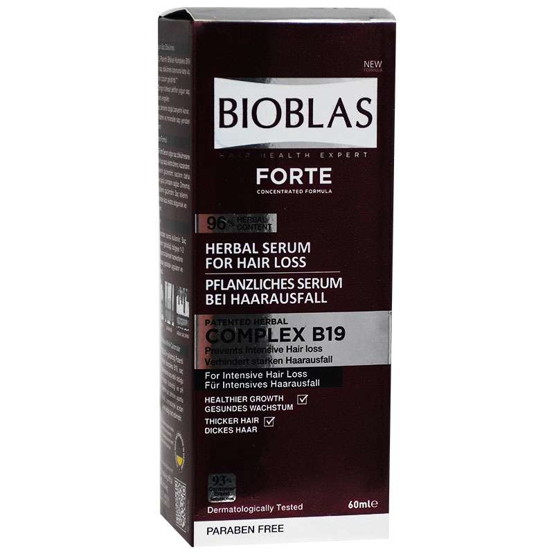 Bioblas Forte Herbal Serum For Hair Loss 60ml