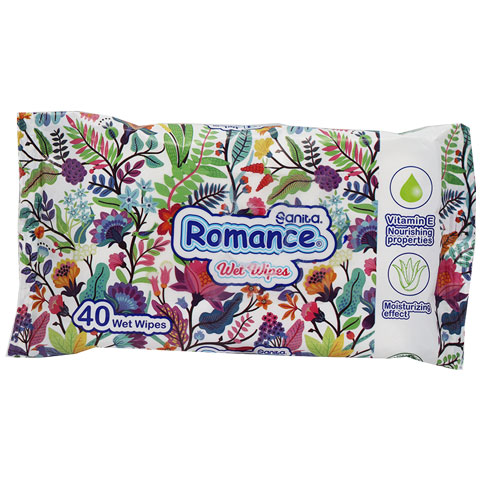 Sanita Romance Wet Wipes 40 Pieces