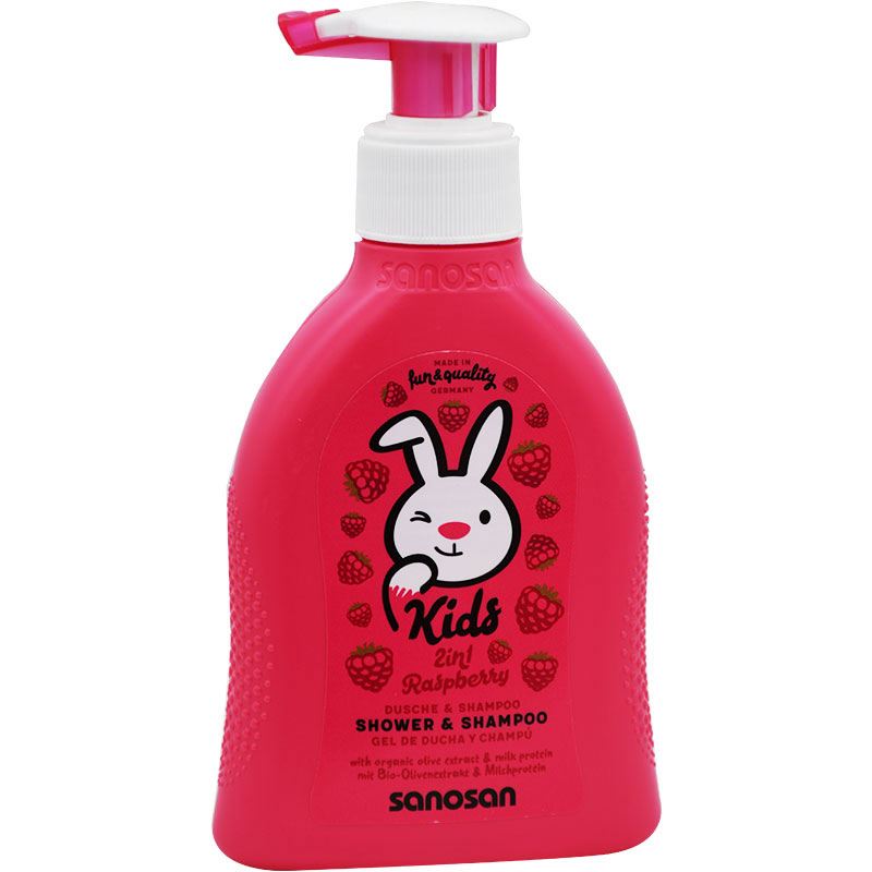 Sanosan Kids Raspberry Shower & Shampoo 200ml
