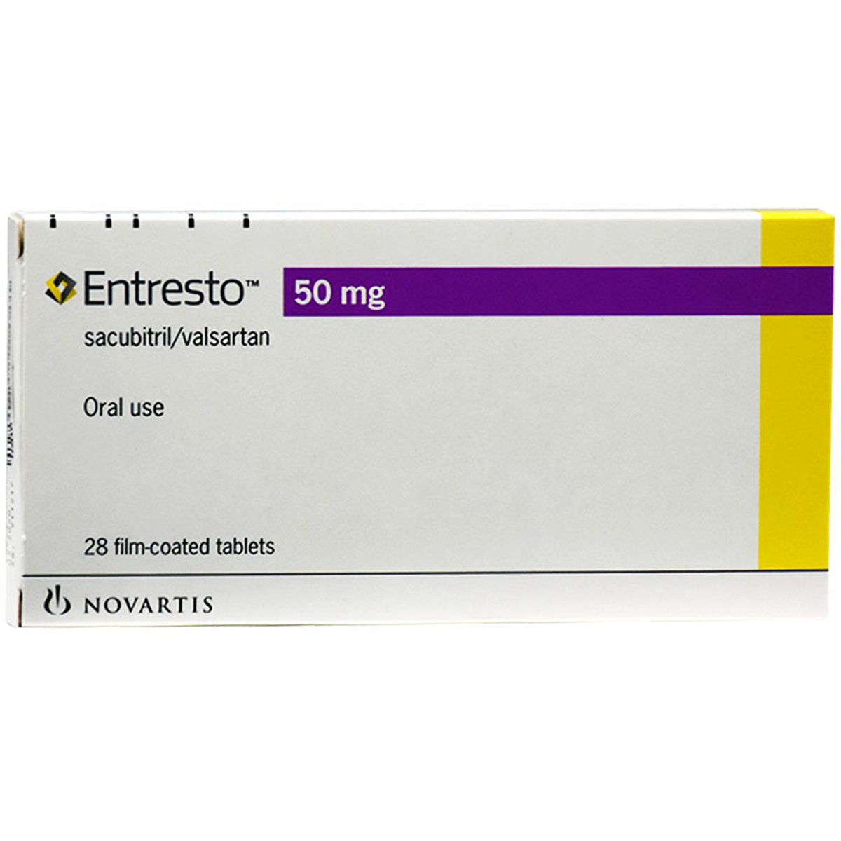 Entresto 50mg 28 Film Coated Tablets