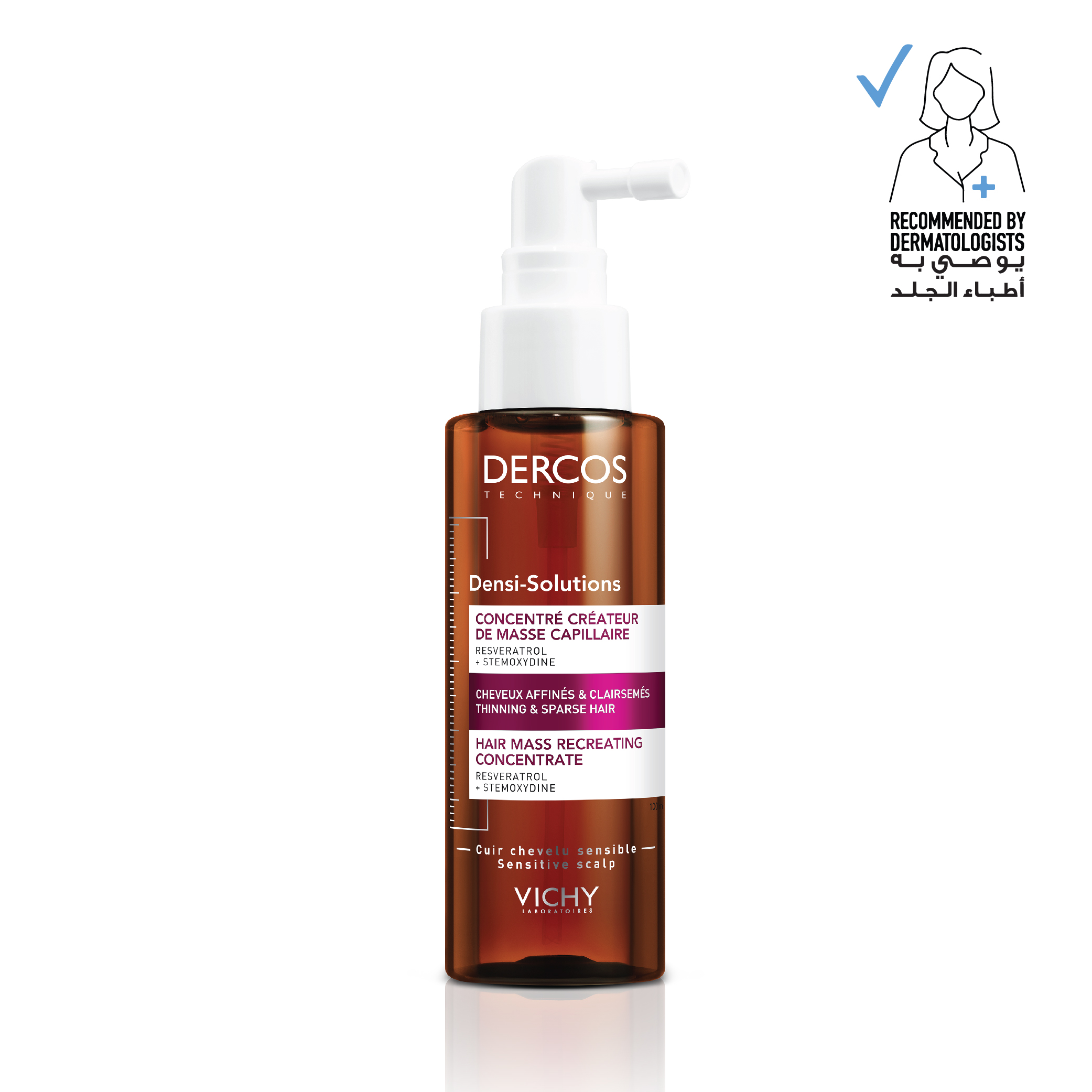 Vichy Dercos Densi Solution Hair Mass Recreating Concentrate 100ml