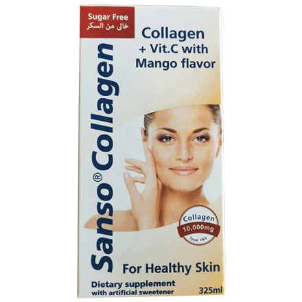Sanso Collagen+Vitamin C Mango Syrup 325ml