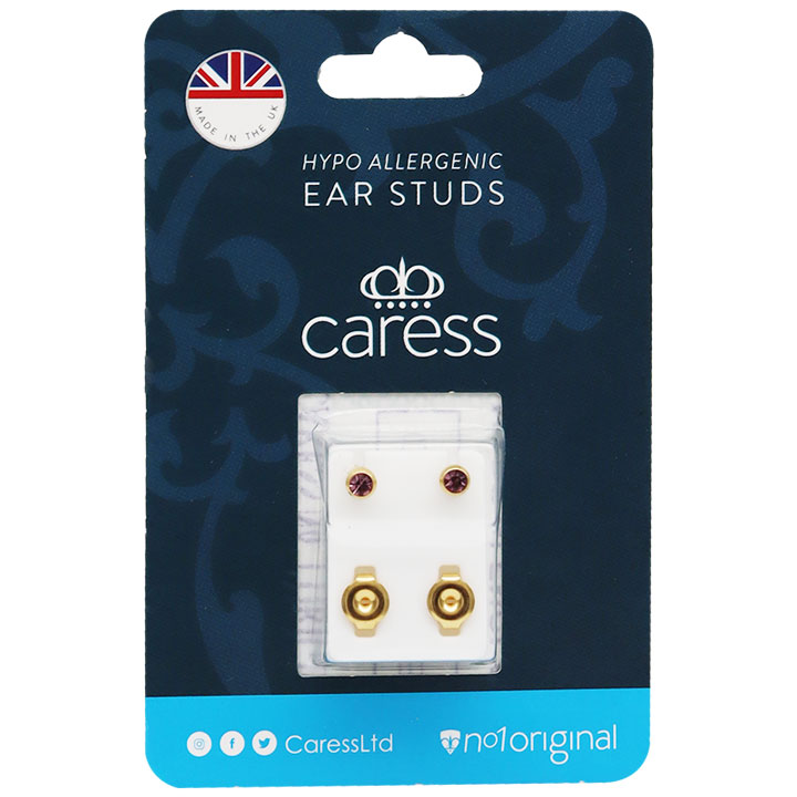 Caress Ear Studs Ruby/17