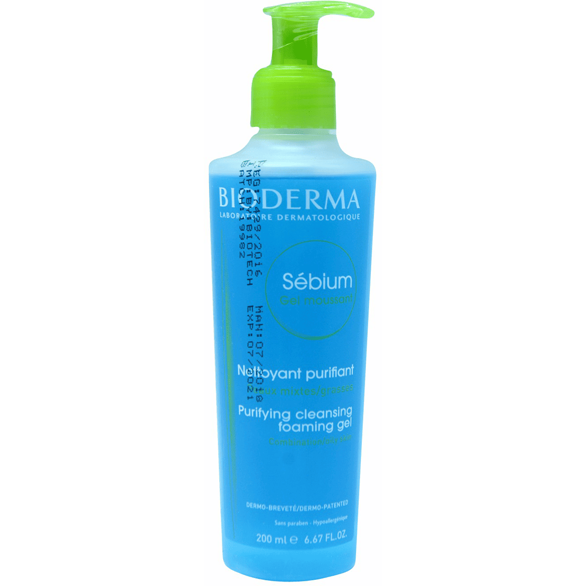 Bioderma Sebium Moussant Gel 200ml