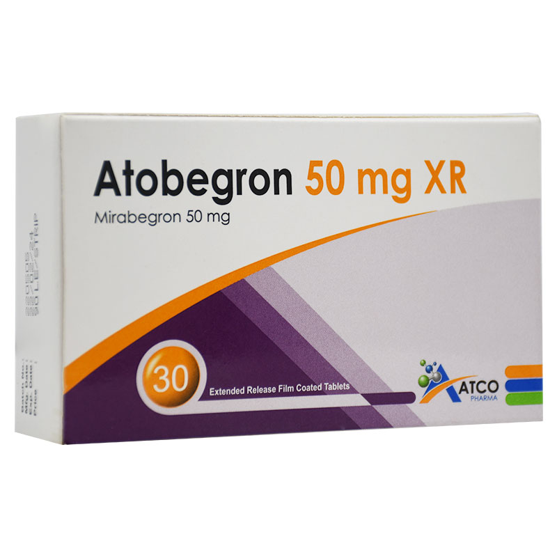 Atobegron 50mg XR 30 Extended Release Film Coated Tablet