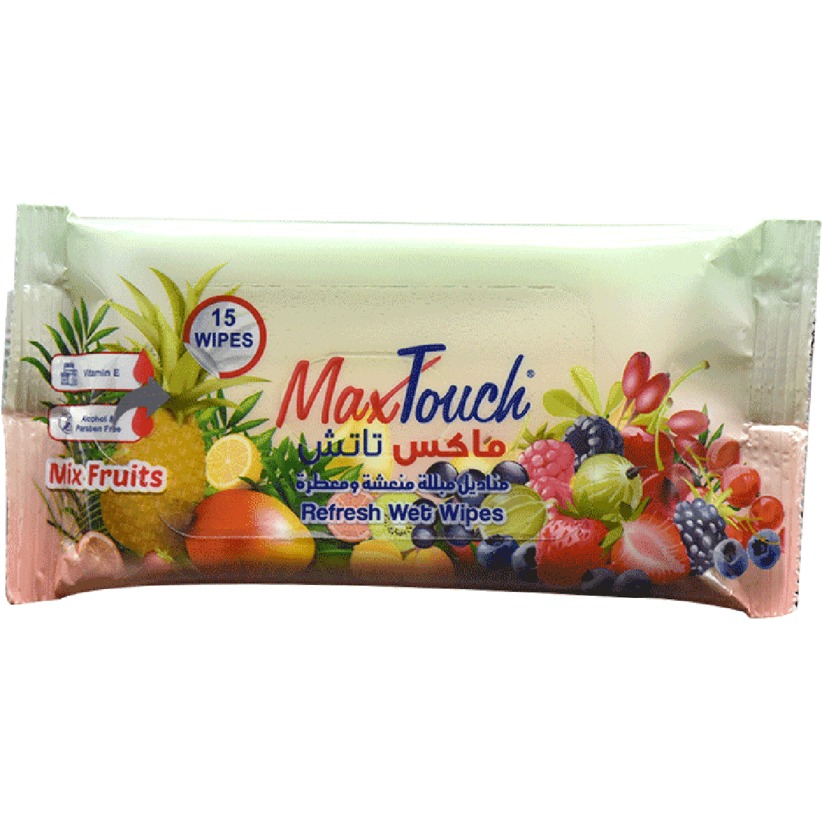 Max Touch Refresh Wipes 15pcs