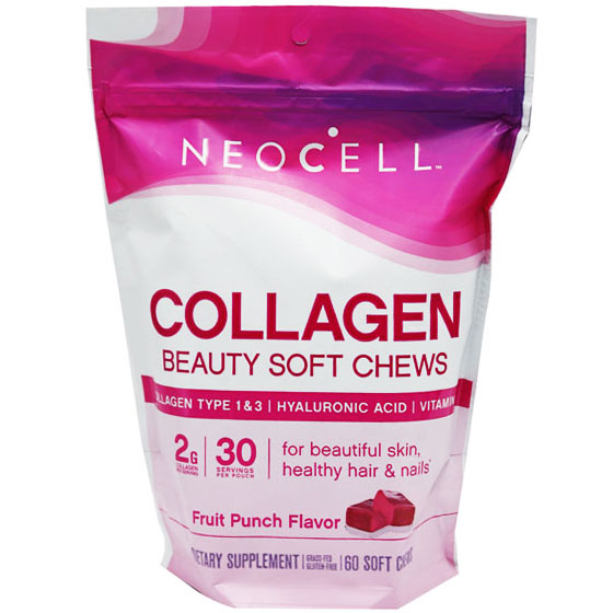 Neocell Collagen (Fruit Punch Flavor) 60 Soft Chewes