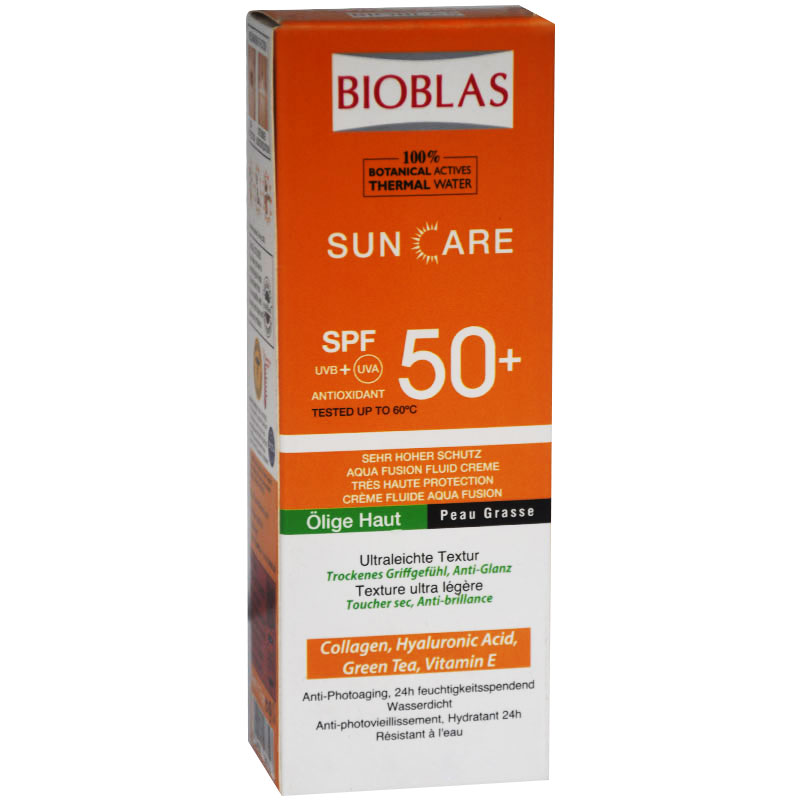 Bioblas Sun Care Spf(50+) For Oily Skin Fluid Cream 50ml