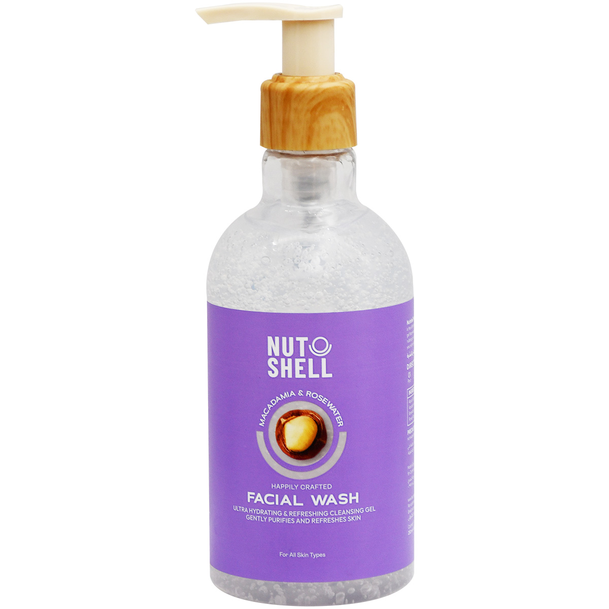 Nut Shell Macadamia and Rosewater Facial Wash 250 ml