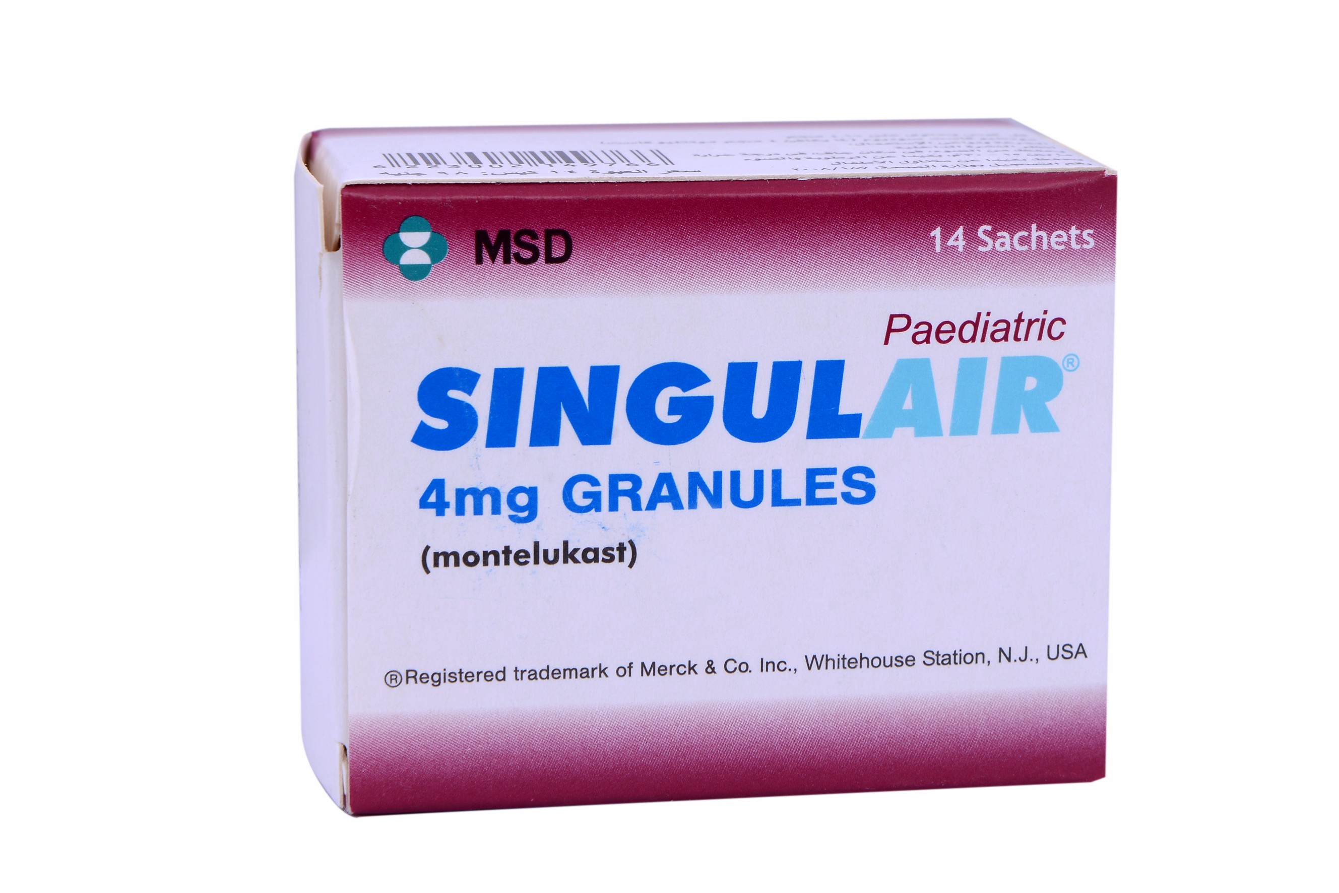 Singulair 4mg 14 Sachets