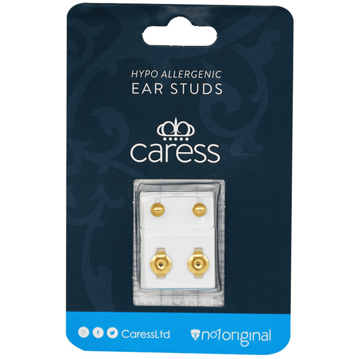 Caress Ear Studs Round/2
