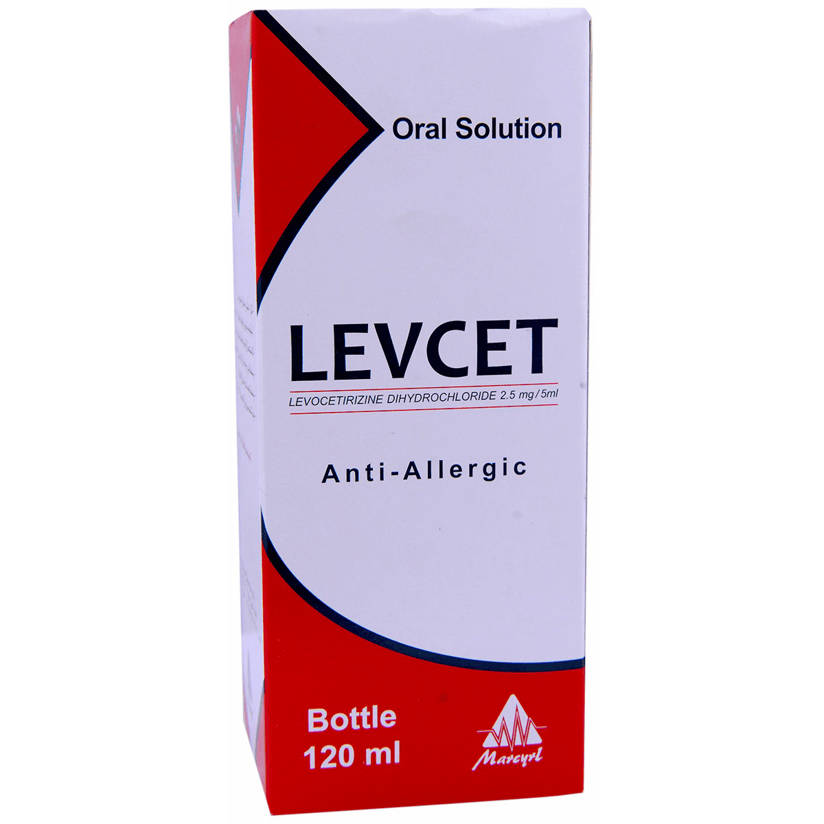 Levcet 2.5mg/5ml 120ml Oral Solution