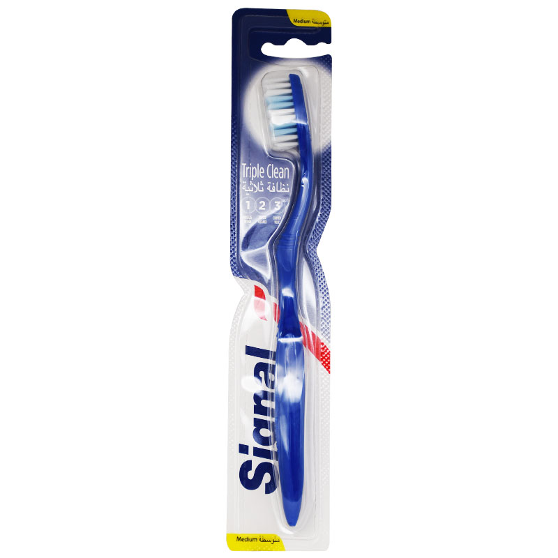 Signal Triple Clean Tooth Brush Medium