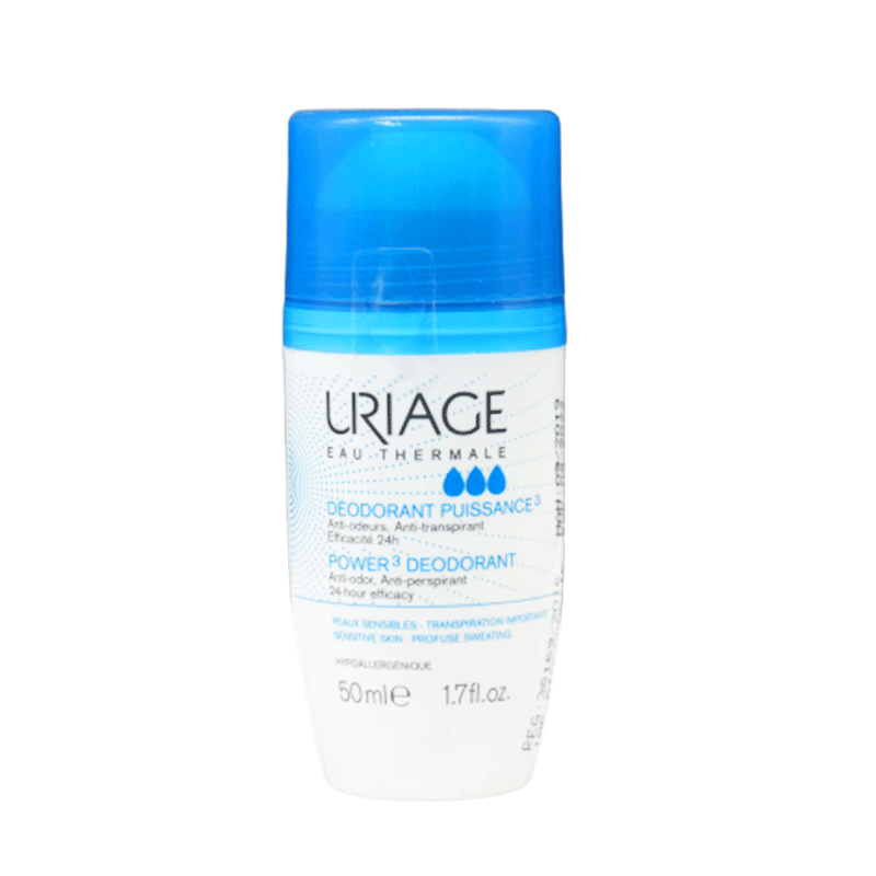 Uriage Power3 Deodorant Roll On Sensitive Skin 50ml