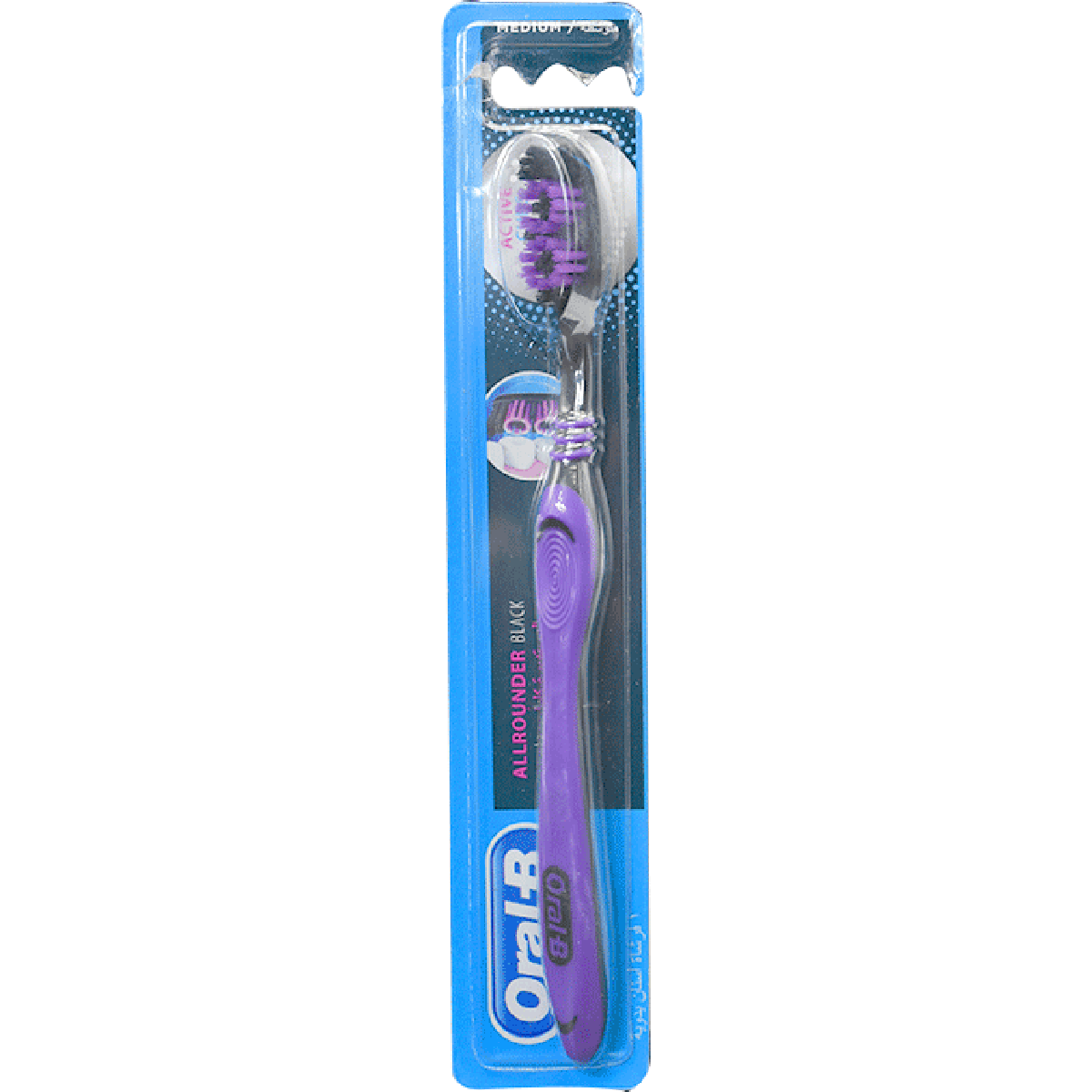 Oral B Allrounder Black Medium