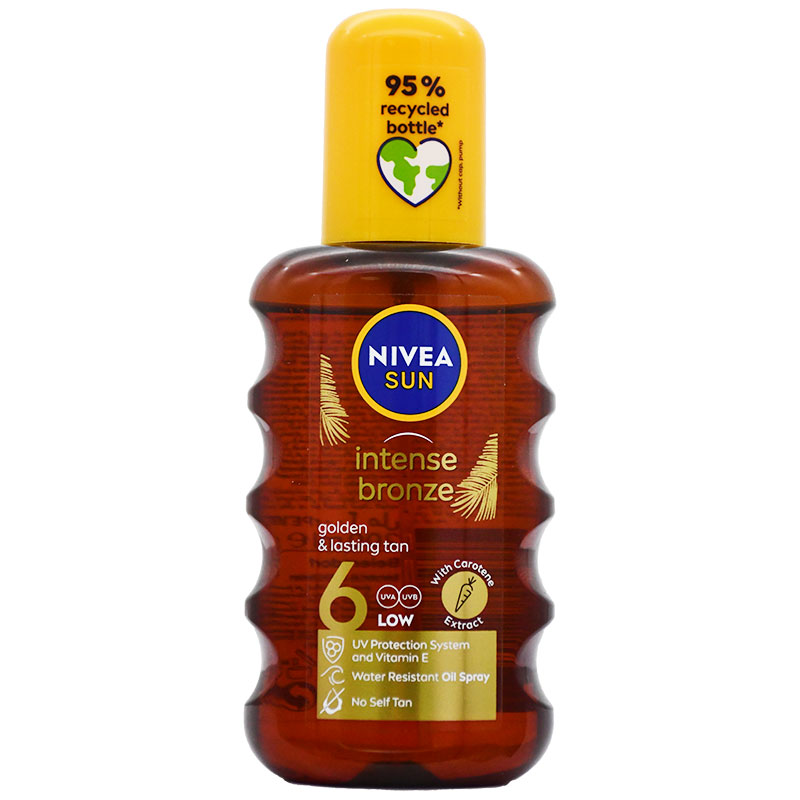 Nivea Intensive Bronze Oil Spray SPF (6) 200ml image number 0