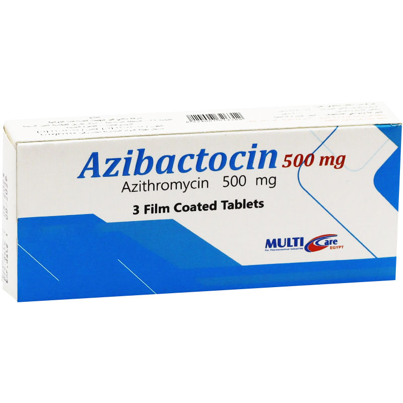 Azibactocin 500mg 3 Film Coated Tablets