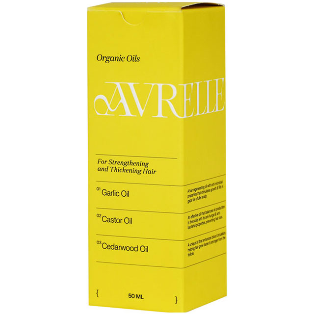 Avrelle Hair Oil With Garlic Oil & Castor Oil & Cedarwood Oil 50ml